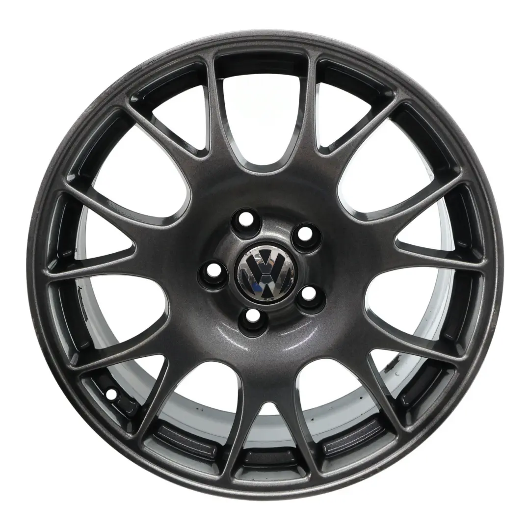 Mk5 Mk6 Wheel Alloy Rim Grey 18" ET:51 7,5J to VW Volkswagen Golf with Part number 1K0601025AT VW Volkswagen Golf Mk5 Mk6 Wheel Alloy Rim Grey 18" ET:51 7,5J - SKU 1K0601025AT-4 - Part number 1K0601025AT
