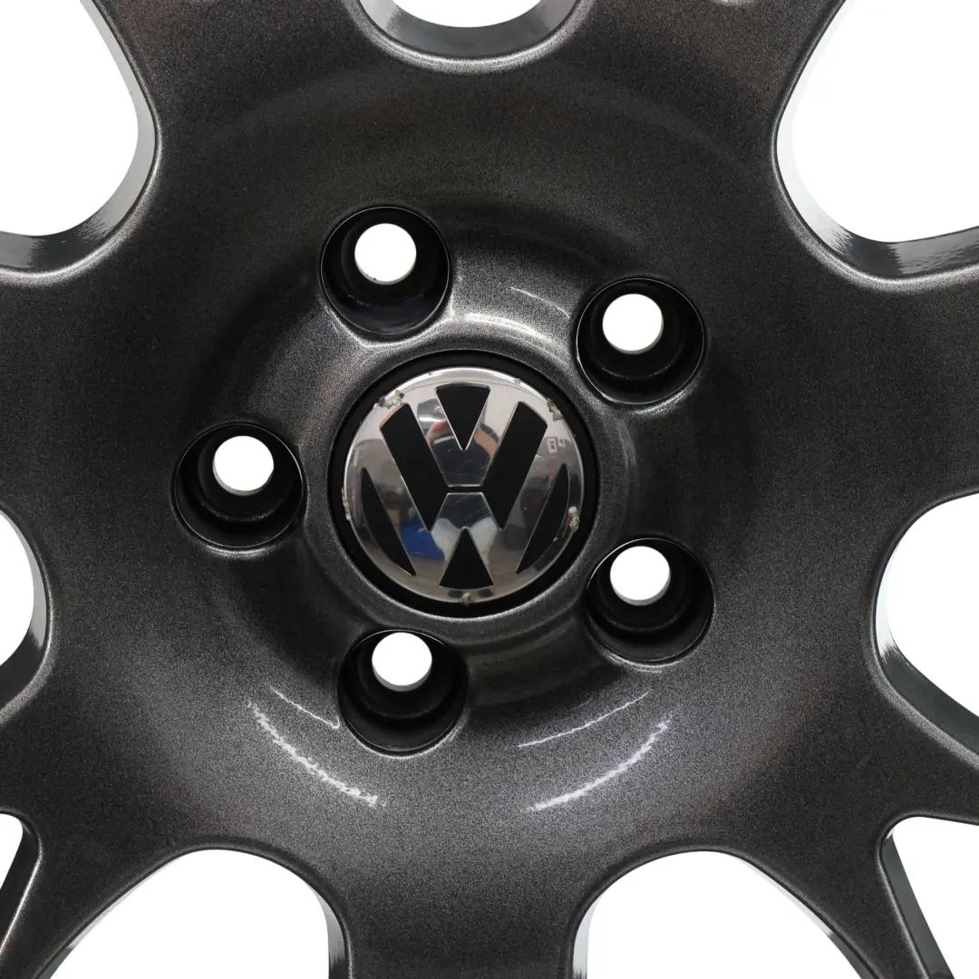 VW Volkswagen Golf Mk5 Mk6 Wheel Alloy Rim Grey 18" ET:51 7,5J - SKU 1K0601025AT-4 - Part number 1K0601025AT