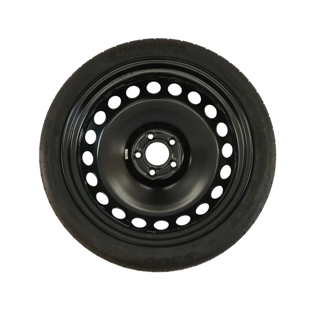 Ruota Scorta Acciaio R19 Pneumatico Hankook 125/70 per Audi A4 B8 con numero di parte 8K0601027 Audi A4 B8 Ruota Scorta Acciaio R19 Pneumatico Hankook 125/70 - SKU 8K0601027-1 - Numero di parte 8K0601027