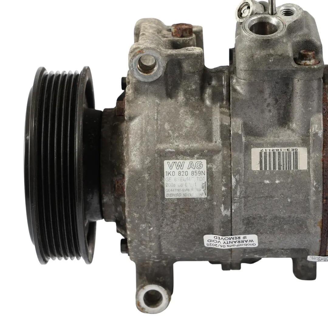 Conditioning Compressor A/C Unit Pump to Audi A3 8P TT 8J Air with Part number 1K0820859N Audi A3 8P TT 8J Air Conditioning Compressor A/C Unit Pump - SKU 1K0820859N - Part number 1K0820859N