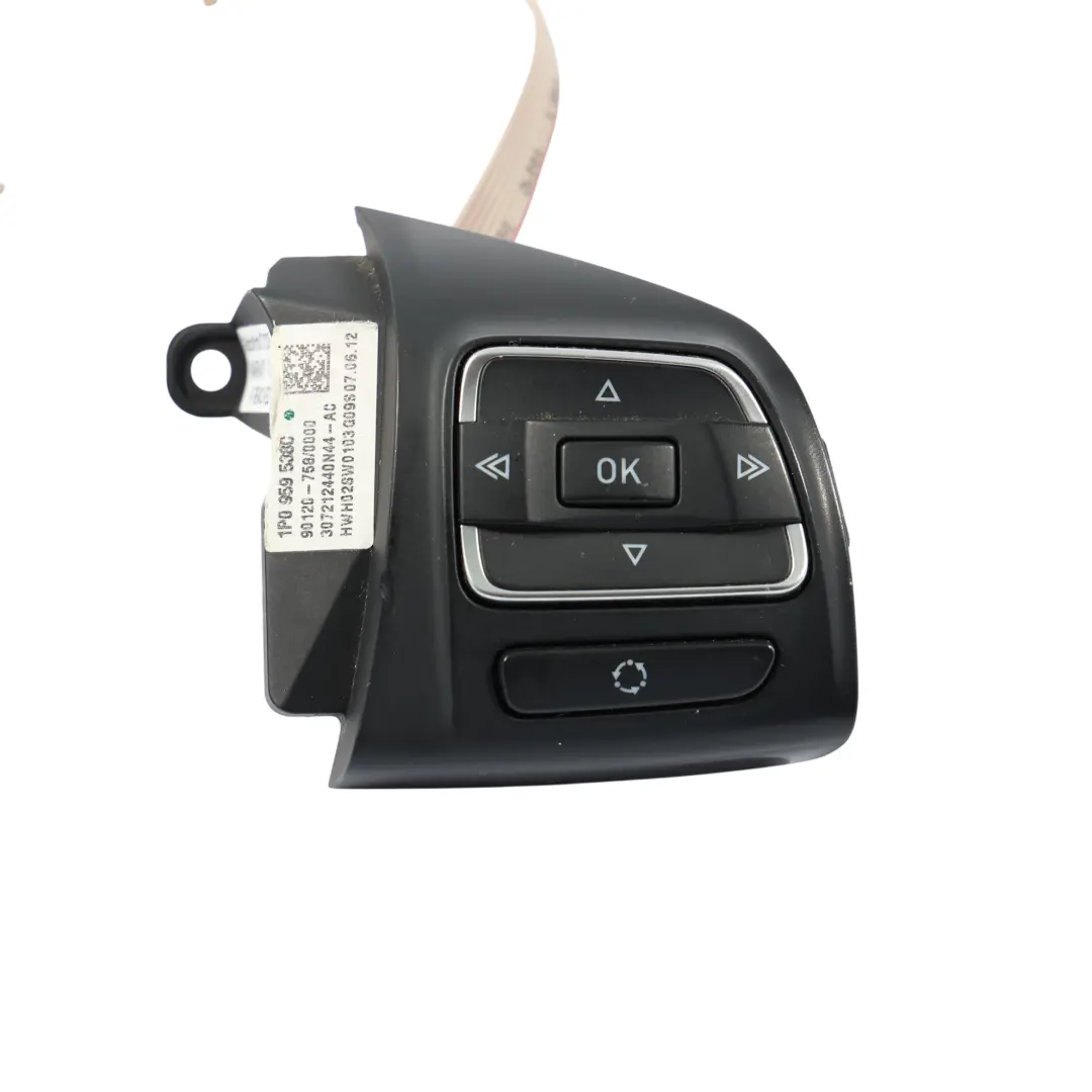 Mk2 Steering Wheel Multifunction Switch Set 1P0959537H to Seat Leon with Part number 1P0959538C Seat Leon Mk2 Steering Wheel Multifunction Switch Set 1P0959537H - SKU 1P0959538C - Part number 1P0959538C