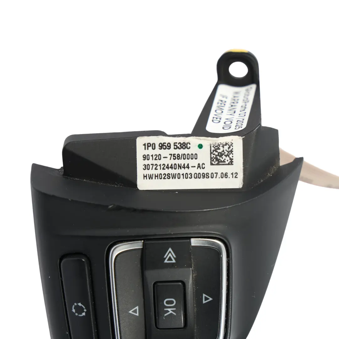 Lenkrad Multifunktionsschalter Set 1P0959537H für Seat Leon 2 mit Teilenummer 1P0959538C Seat Leon 2 Lenkrad Multifunktionsschalter Set 1P0959537H - SKU 1P0959538C - Teilenummer 1P0959538C