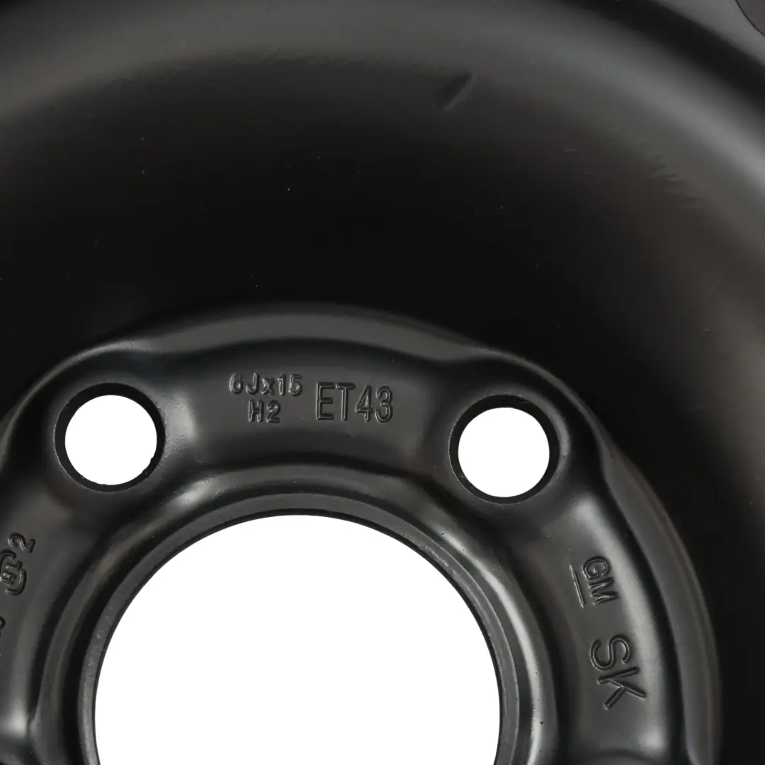Llanta Acero Negro MWFR 16" ET:43 6J para Opel Zafira con número de pieza 2150150 Opel Zafira Llanta Acero Negro MWFR 16" ET:43 6J - SKU 2150150 - Número de pieza 2150150