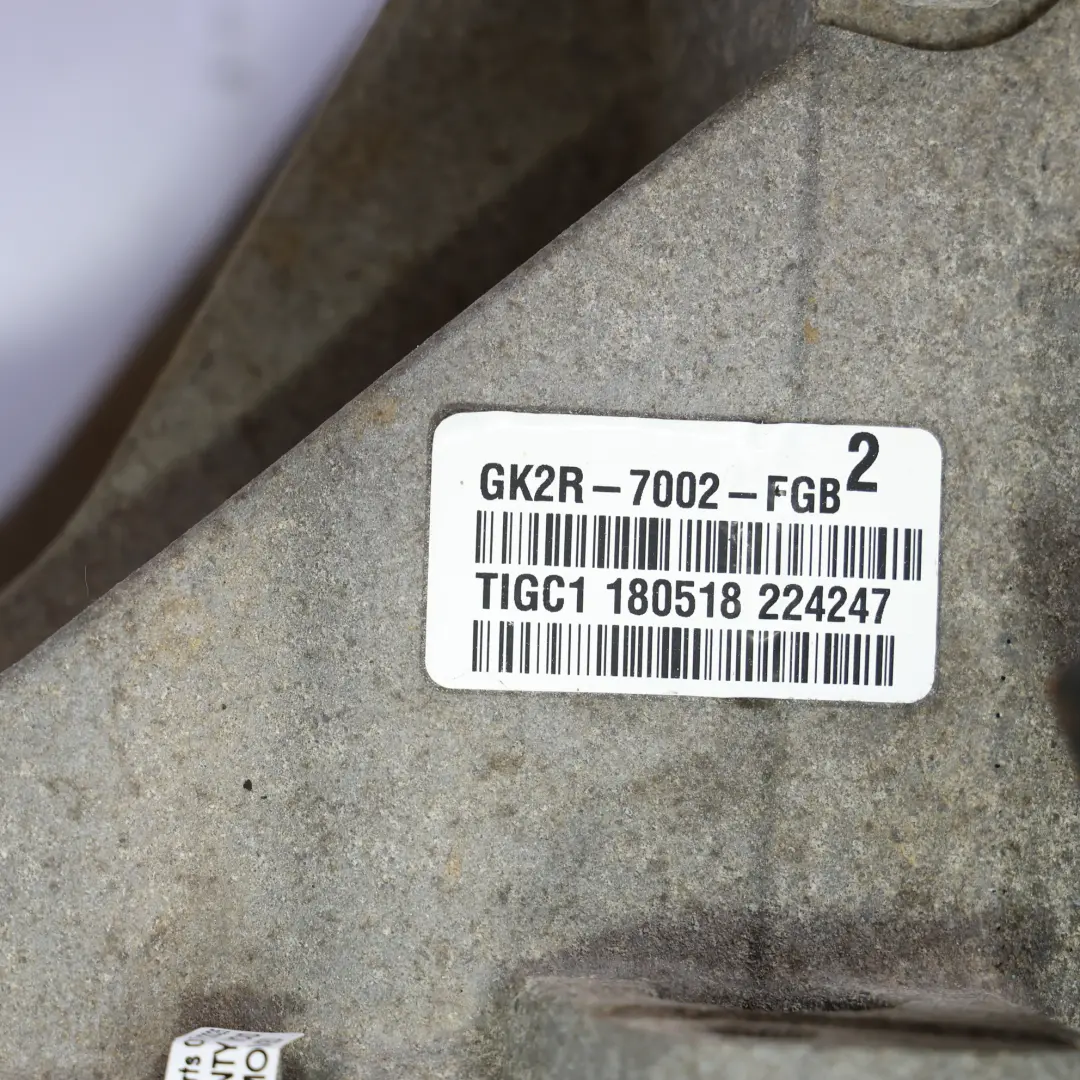 Ford Transit Custom Manual Gearbox VMT6 FWD 1876898 GK2R-7002-FGB WARRANTY - SKU 2225554 - Part number 2225554