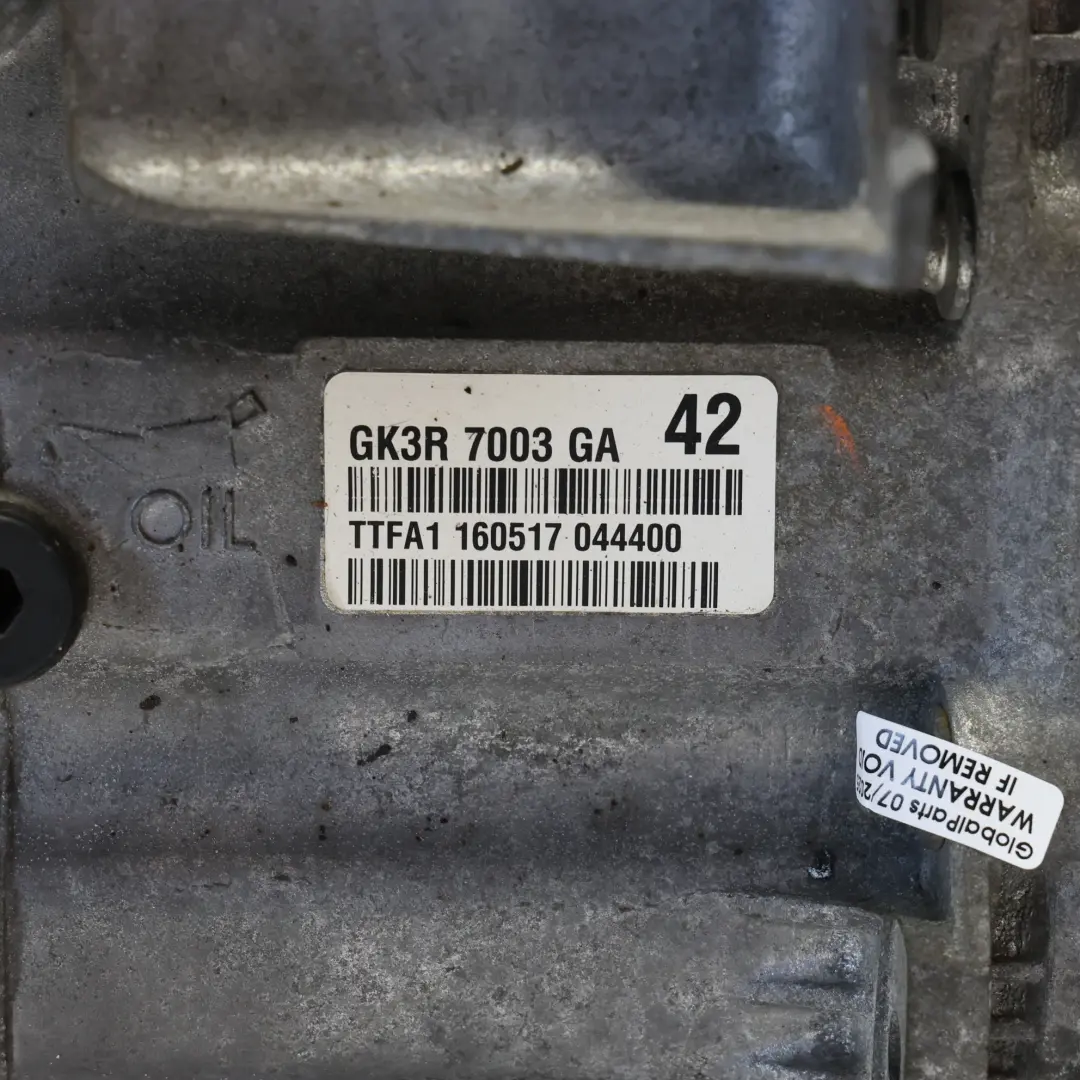 MK8 Cambios Manual 6 Velocidades GK3R-7003-GA RWD GARANTIA para Ford Transit con número de pieza 2240503 Ford Transit MK8 Cambios Manual 6 Velocidades GK3R-7003-GA RWD GARANTIA - SKU 2240503 - Número de pieza 2240503