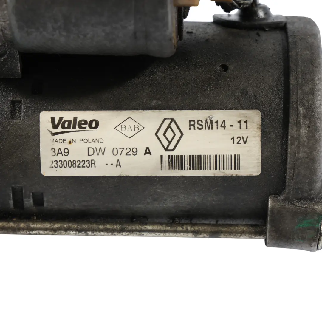 Renault Kangoo Mercedes Citan W415 Engine Starter Motor 1.5 Diesel - SKU 233008223R - Part number 233008223R