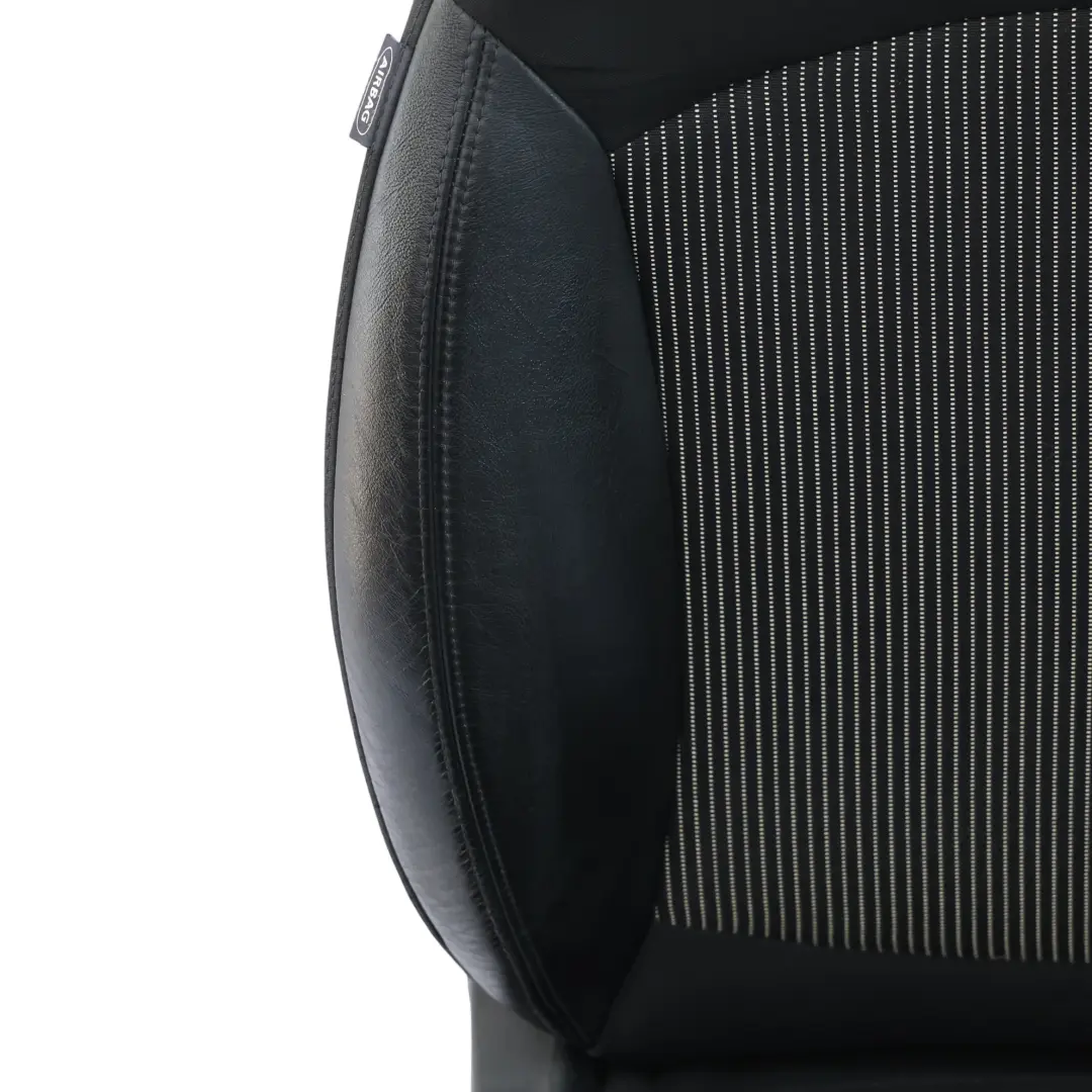 Front Seat Mini Cooper R55 R56 R57 Sport Cloth Leather Black Interior Right O/S to with Part number 2753492 Front Seat Mini Cooper R55 R56 R57 Sport Cloth Leather Black Interior Right O/S - SKU 2753492-2 - Part number 2753492