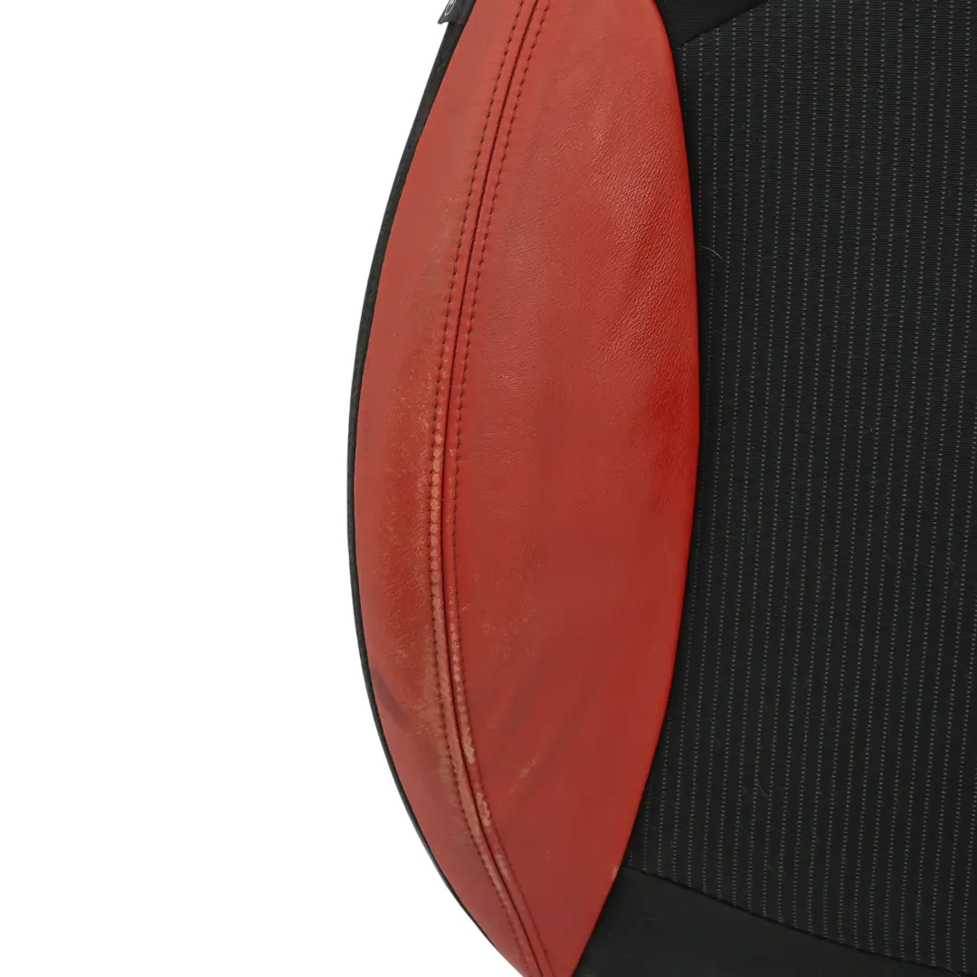 Mini R55 R56 Sport Seat Backrest Cloth Fabric Red Leather Front Right O/S - SKU 2753498 - Part number 2753498