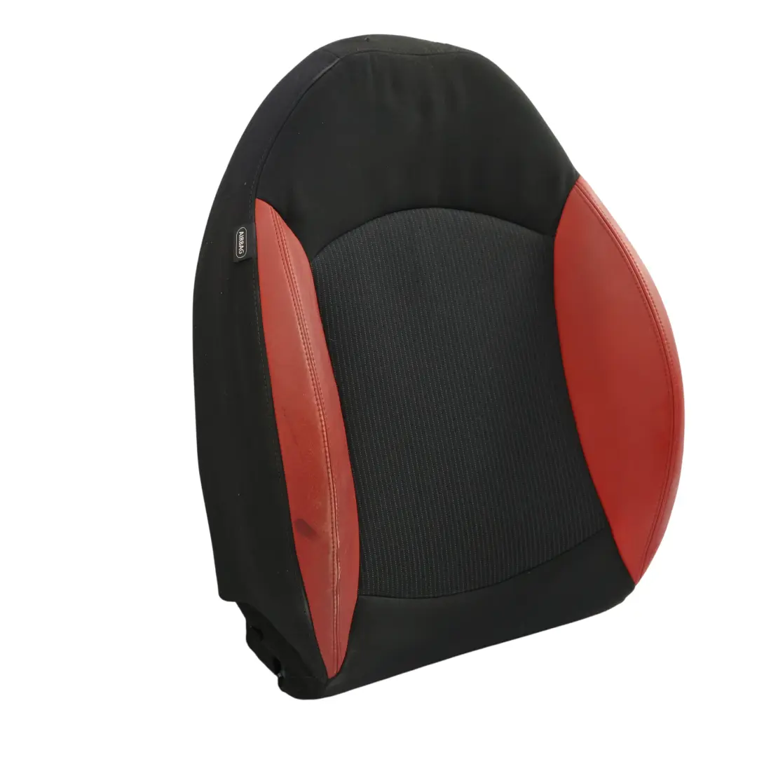 Mini R55 R56 Oparcie Fotela Sport Tkanina Czerwona Skóra Prawy Przód - SKU 2753498 - Numer Części 2753498