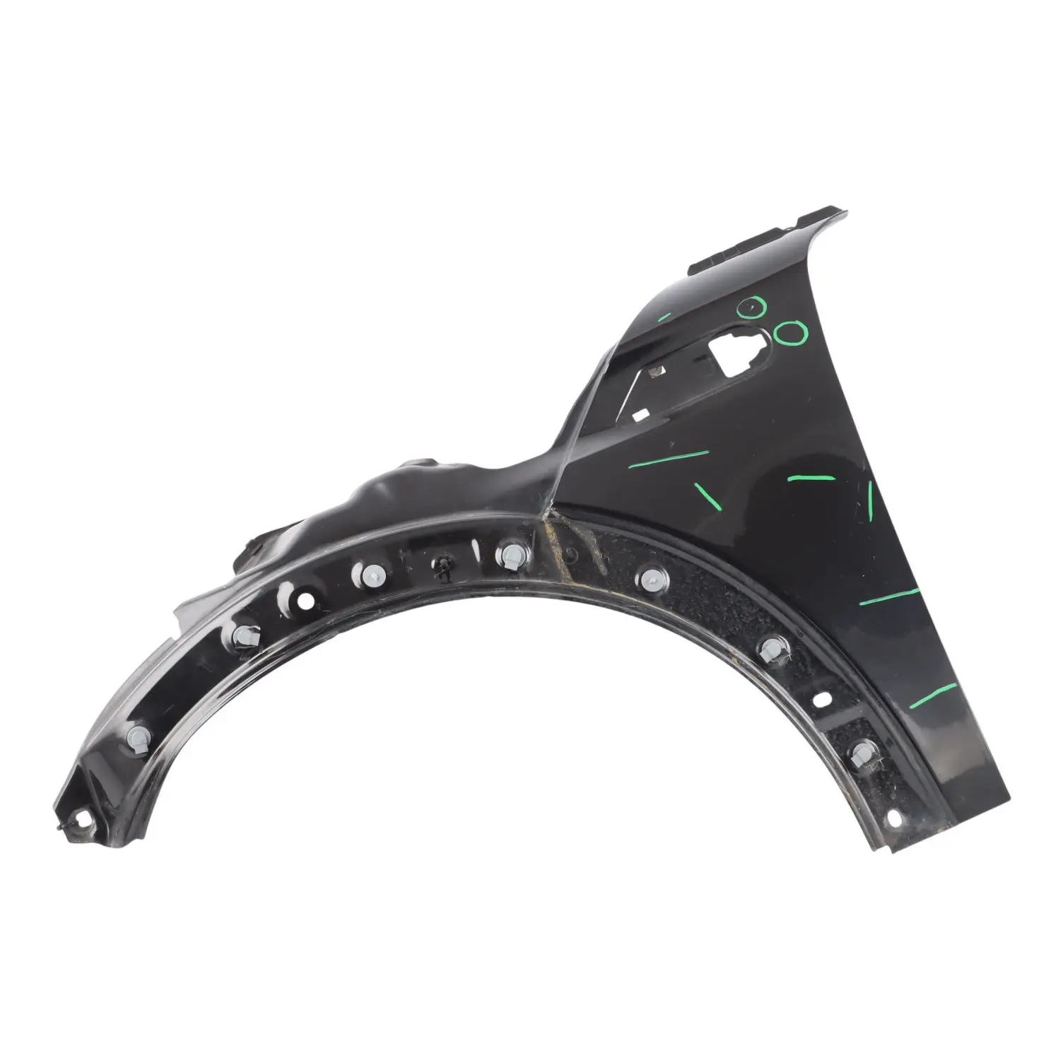 Mini R55 R56 R57 Side Panel Front Left Wing N/S Midnight Black Metallic - A94