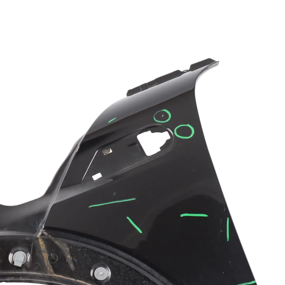 Side Panel Front Left Wing N/S Midnight Black Metallic - A94 to Mini R55 R56 R57 with Part number 2754725 Mini R55 R56 R57 Side Panel Front Left Wing N/S Midnight Black Metallic - A94 - SKU 2754725-MNB - Part number 2754725