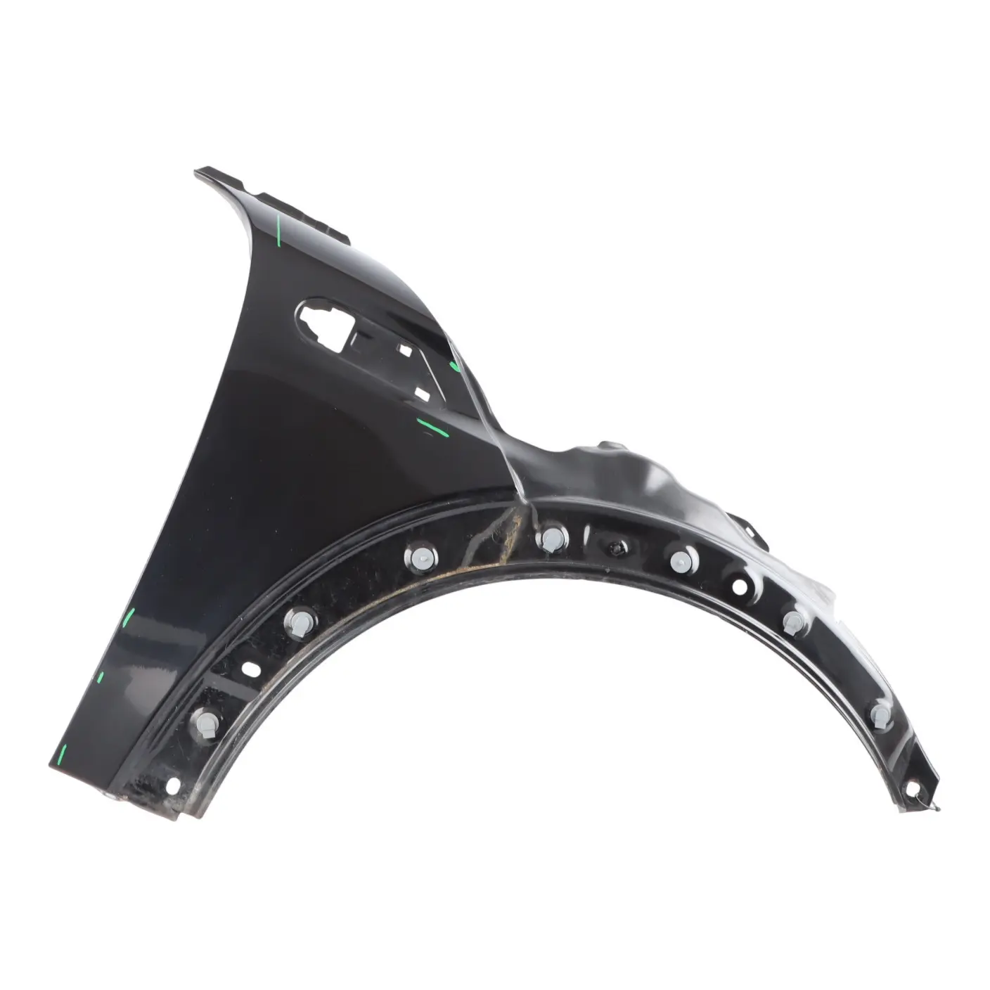 Mini R55 R56 R57 Side Panel Front Right Wing O/S Midnight Black Metallic - A94