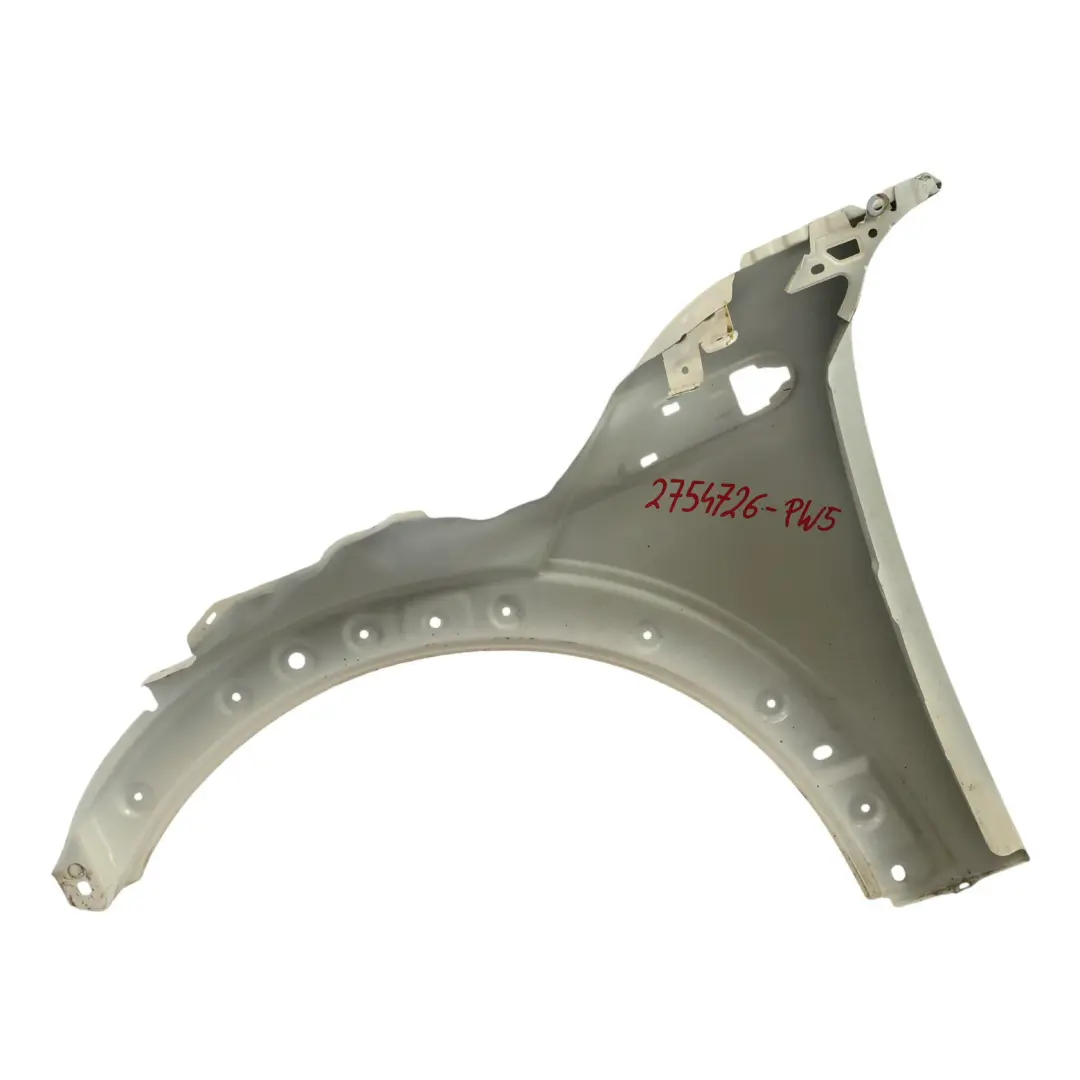 Side Panel Front Right Wing Fender O/S Pepper White - 850 to Mini R55 R56 R57 with Part number 2754726 Mini R55 R56 R57 Side Panel Front Right Wing Fender O/S Pepper White - 850 - SKU 2754726-PW5 - Part number 2754726