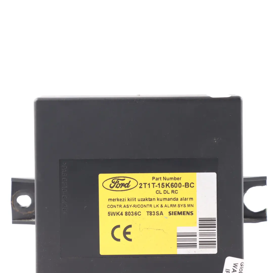 Ford Transit Connect Control Unit Central Door Locking Module ECU 2T1T-15K600-BC - SKU 2T1T15K600BC - Part number 2T1T15K600BC