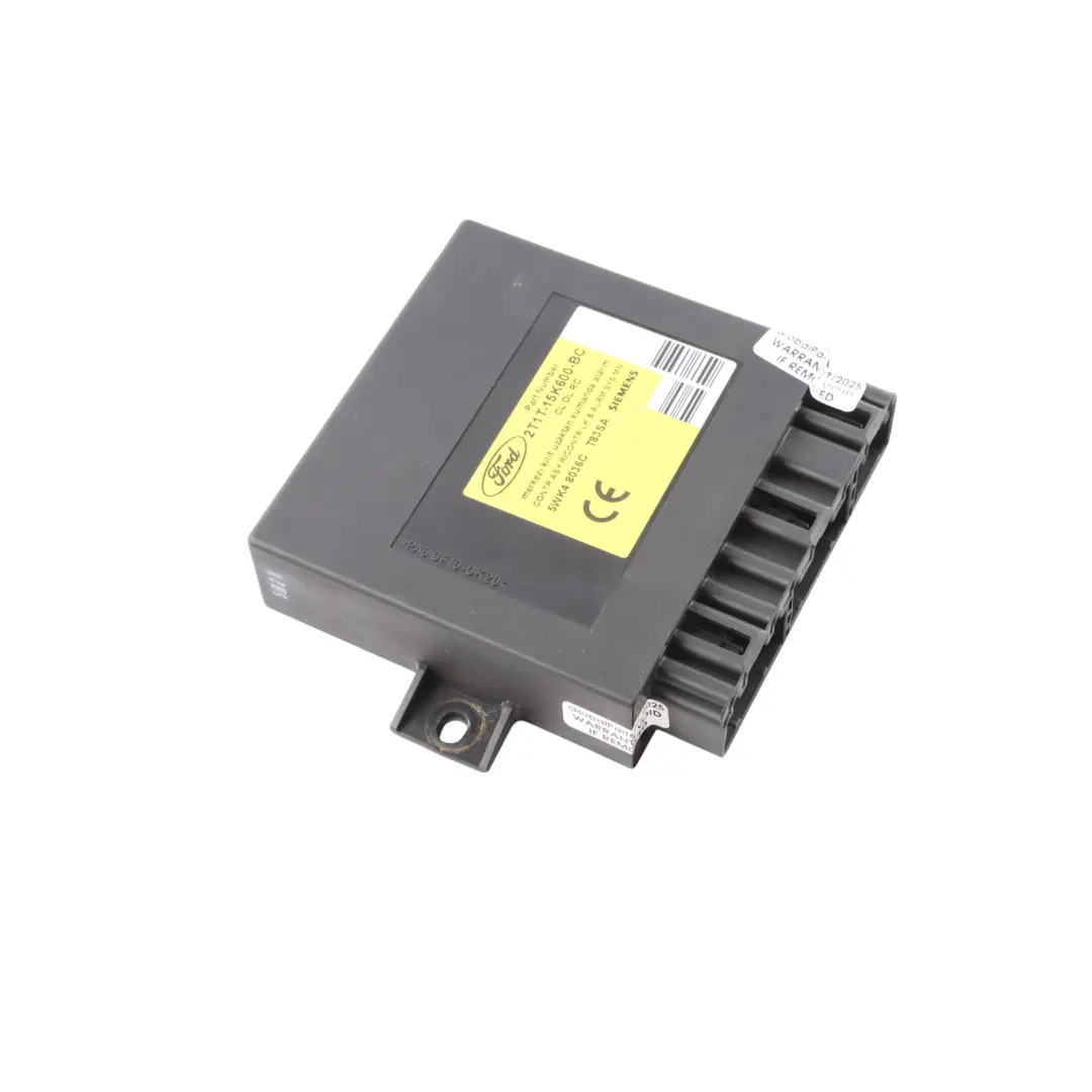 Ford Transit Connect Control Unit Central Door Locking Module ECU 2T1T-15K600-BC - SKU 2T1T15K600BC - Part number 2T1T15K600BC