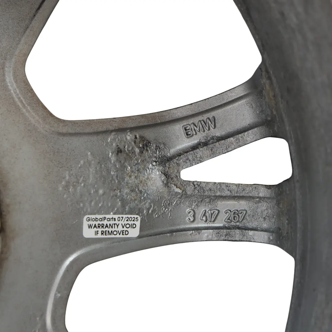 BMW X3 E83 Argento Cerchio anteriore in lega a Y 191 19" 8,5J ET:46 - SKU 3417267-2 - Numero di parte 3417267