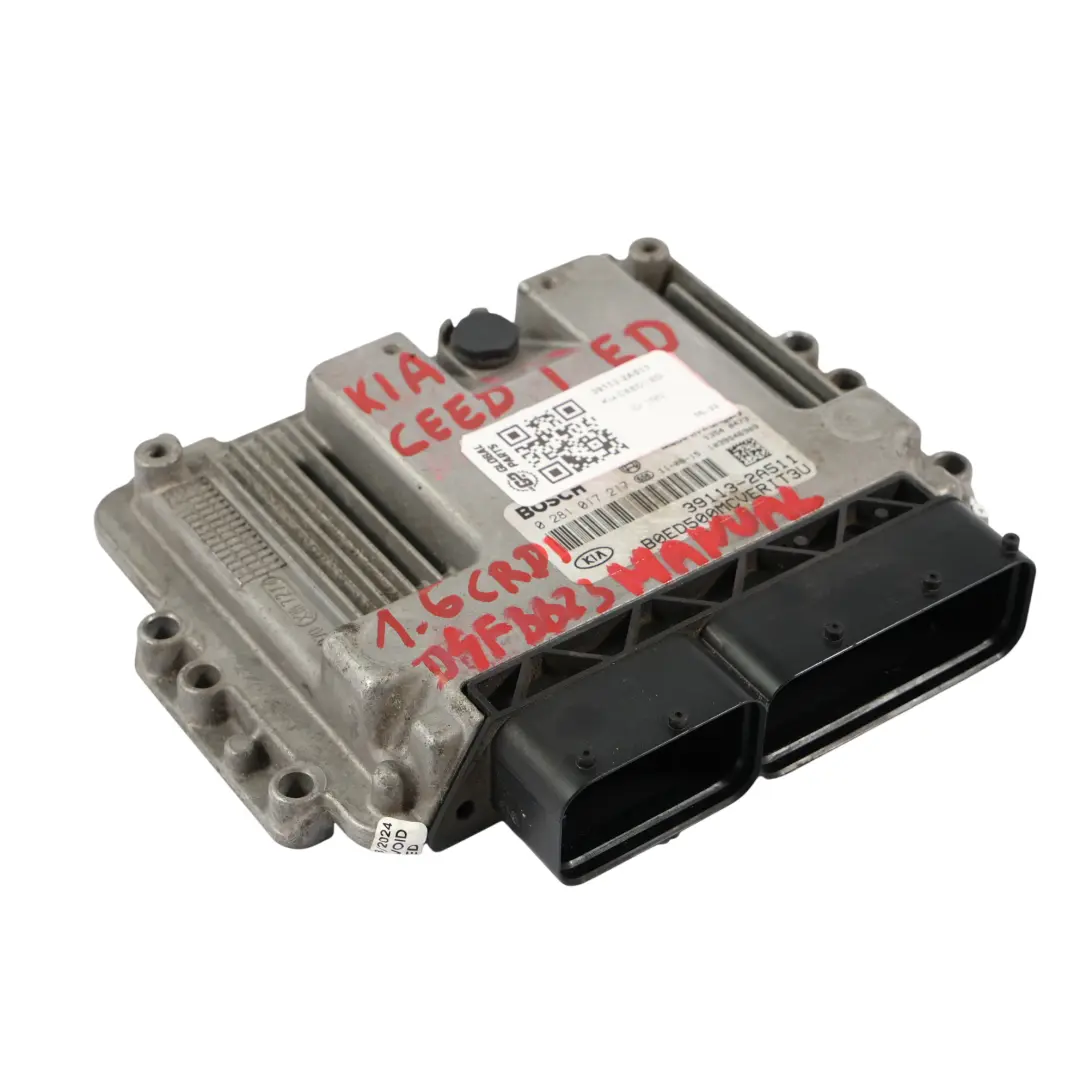 Kia Ceed I 1.6 CRDI 115HP D4FB Diesel Engine Control ECU Manual - SKU 39113-2A511 - Part number 39113-2A511