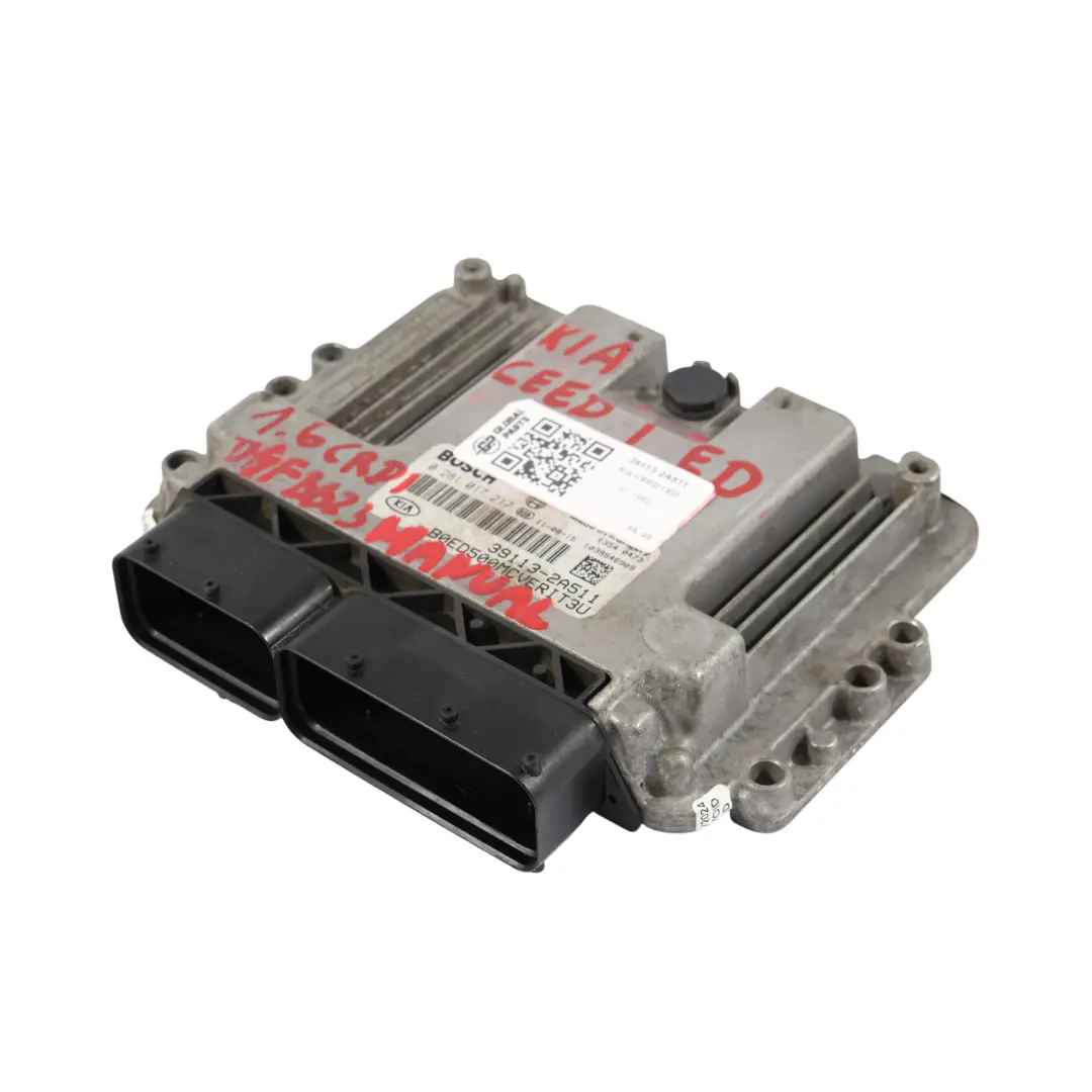Kia Ceed I 1.6 CRDI 115HP D4FB Diesel Engine Control ECU Manual - SKU 39113-2A511 - Part number 39113-2A511