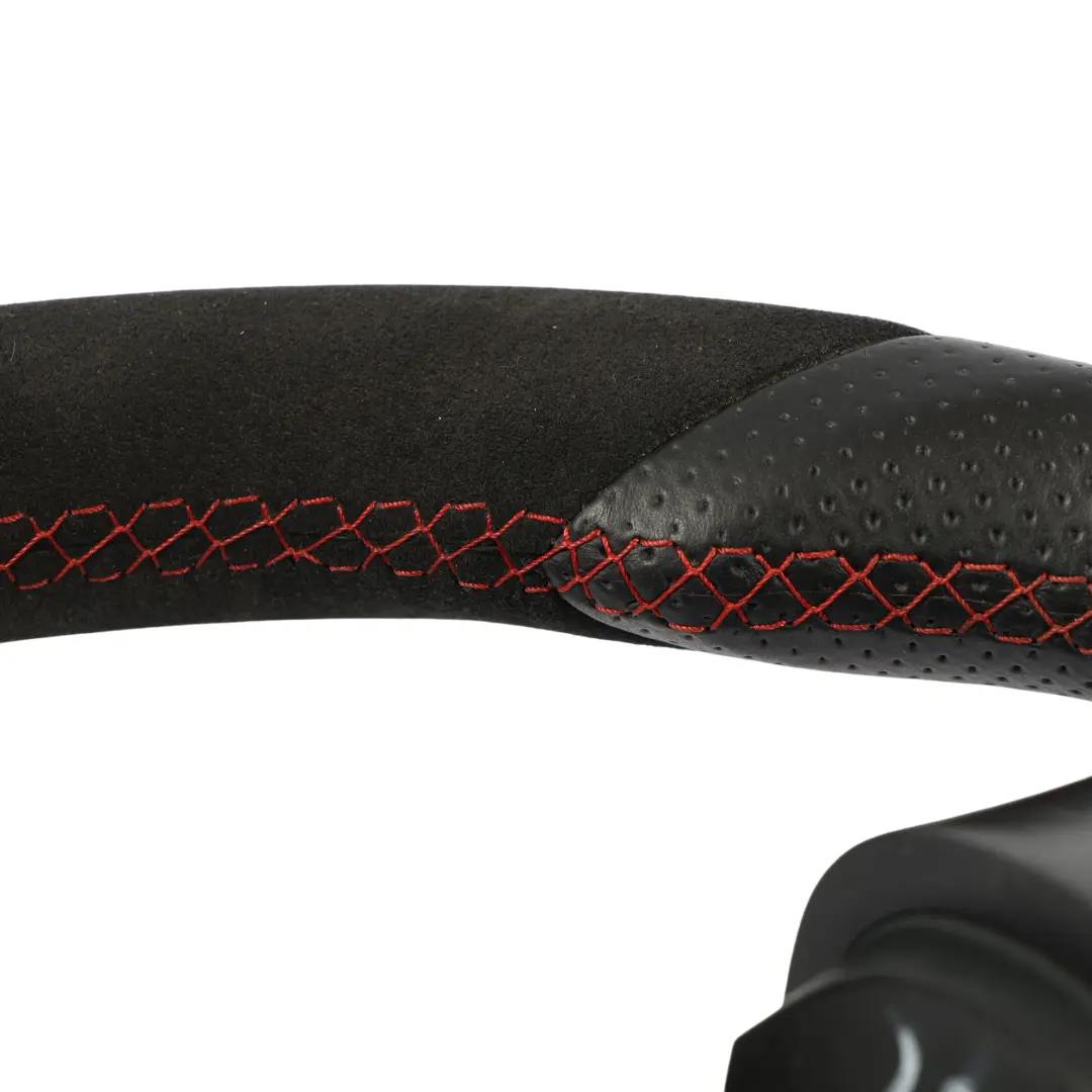 Cuero Negro Alcantara para Volante Volkswagen Passat B6 con número de pieza 3C0419091AG Volante Volkswagen Passat B6 Cuero Negro Alcantara - SKU 3C0419091AG - Número de pieza 3C0419091AG