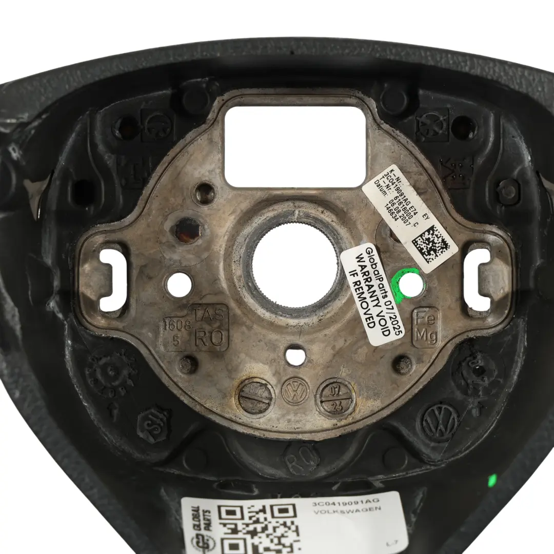 Volkswagen Passat B6 Volant Cuir Noir Alcantara - SKU 3C0419091AG - Numéro de pièce 3C0419091AG