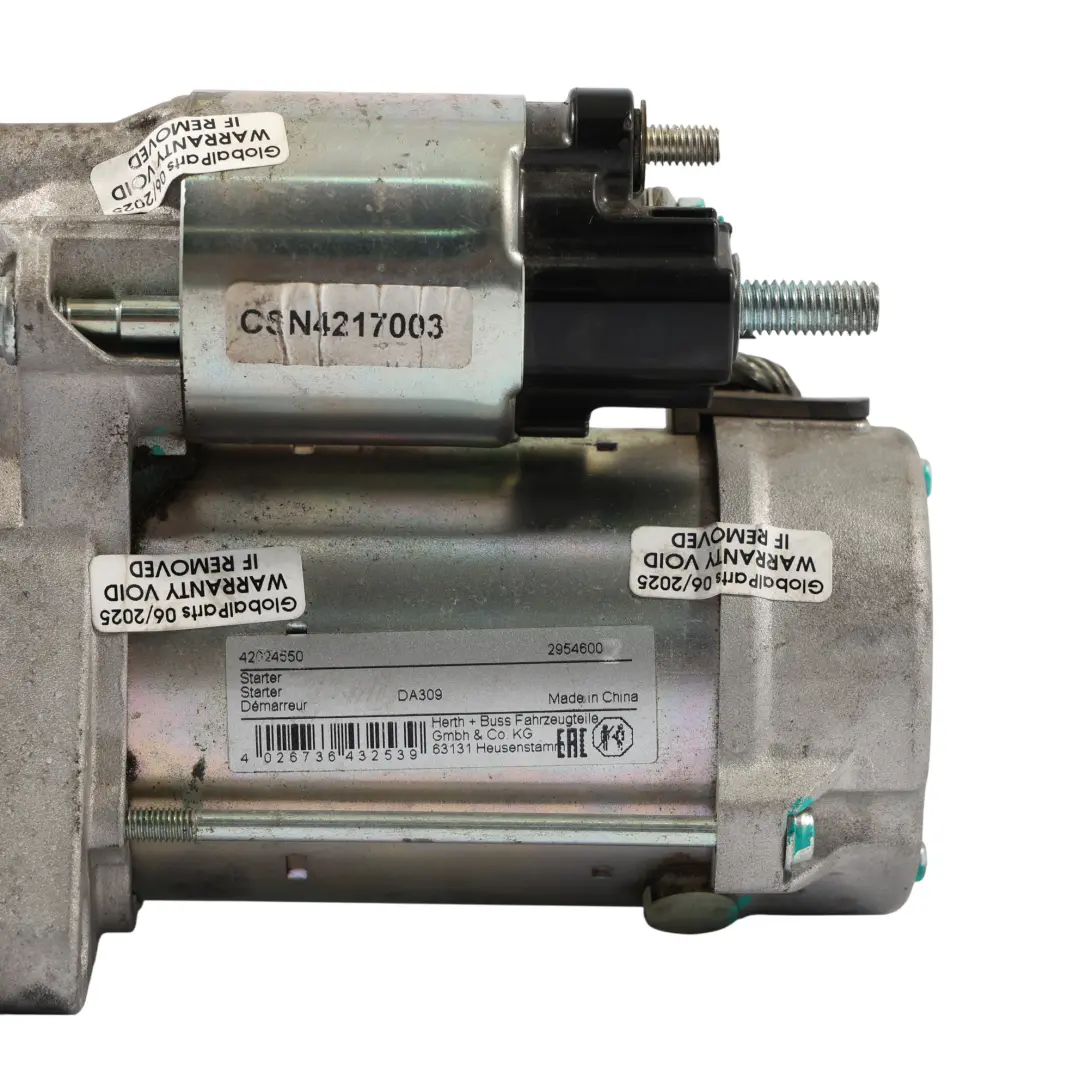 Anlasser Dieselmotor Herth+Buss für Mercedes W176 W246 C117 mit Teilenummer 42024550 Mercedes W176 W246 C117 Anlasser Dieselmotor Herth+Buss - SKU 42024550 - Teilenummer 42024550