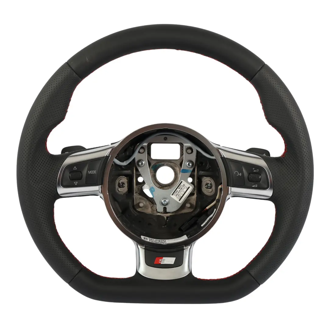 Audi A3 8P TT Steering Wheel S-Line NEW Black Leather Paddle Shift - SKU 4F0419091EB-1 - Part number 4F0419091EB