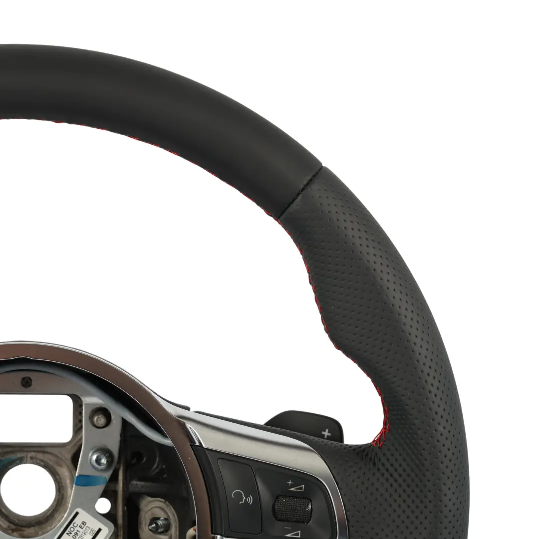 NUOVO In Pelle Nera Cambio al Volante per Audi A3 8P TT Volante S-Line con numero di parte 4F0419091EB Audi A3 8P TT Volante S-Line NUOVO In Pelle Nera Cambio al Volante - SKU 4F0419091EB-1 - Numero di parte 4F0419091EB