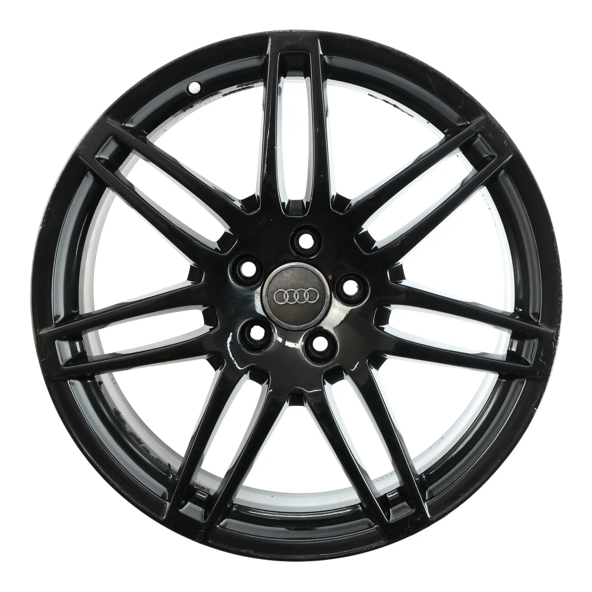 Audi A6 C6 Black Wheel Alloy Rim 19" 8,5J ET:48 Twin Spoke Le Mans 4F0601025BA
