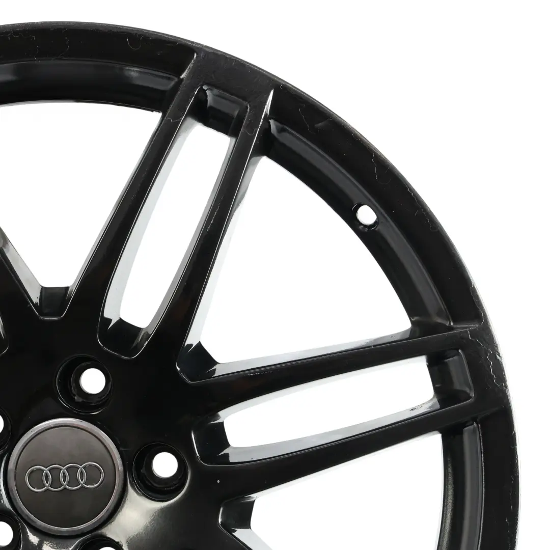 Alloy Rim 19" 8,5J ET:48 Twin Spoke Le Mans to Audi A6 C6 Black Wheel with Part number 4F0601025BA Audi A6 C6 Black Wheel Alloy Rim 19" 8,5J ET:48 Twin Spoke Le Mans - SKU 4F0601025BA-6 - Part number 4F0601025BA