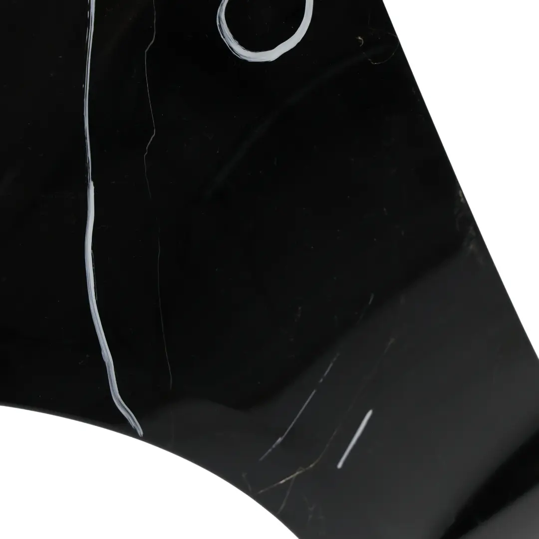 Audi A6 C6 Błotnik Lewy Przedni Brilliant Black Czarny Metalik - Y9B - SKU 4F0821103A-BBL - Numer Części 4F0821103A