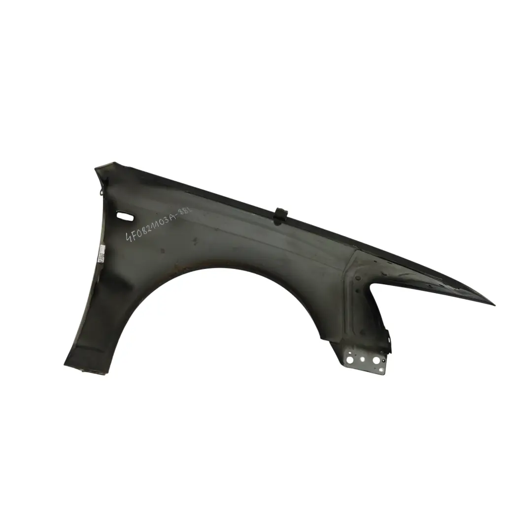 Audi A6 C6 Pannello laterale anteriore sinistro Parafango Brilliant Black - Y9B - SKU 4F0821103A-BBL - Numero di parte 4F0821103A