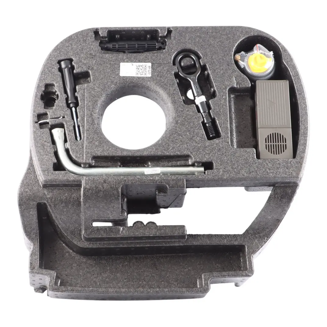 Audi A6 C7 Trunk Boot Emergency Tool Kit Foam  Insert Air Compressor 4G0012109D