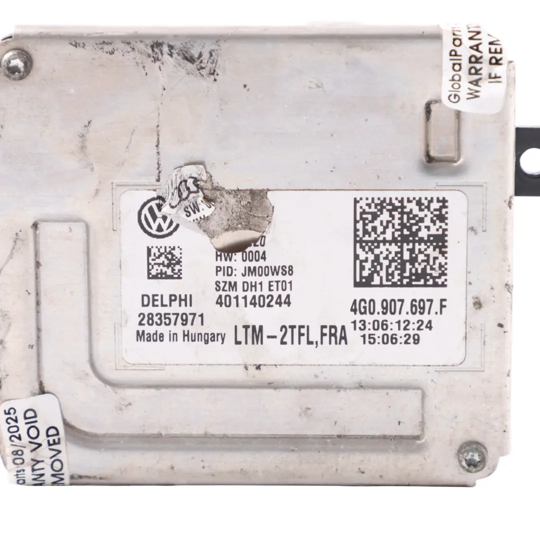Audi TT FV LED Modulo Ballast Luci Diurne Unità 4G0907697H - SKU 4G0907697F - Numero di parte 4G0907697F