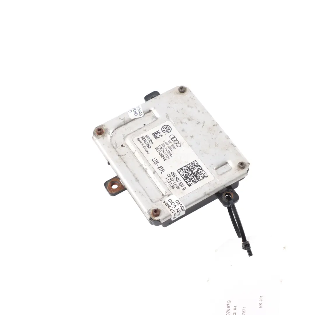 Balasto De Faro LED Módulo Control Delantero DRL para Volkswagen Golf Mk7 con número de pieza 4G0907697G Volkswagen Golf Mk7 Balasto De Faro LED Módulo Control Delantero DRL - SKU 4G0907697G - Número de pieza 4G0907697G