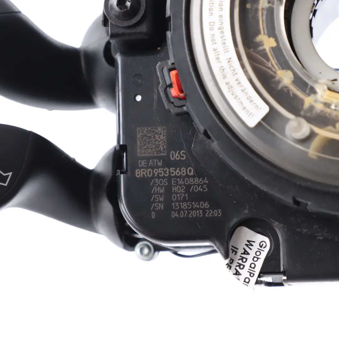 Steering Column Turn Indicator Cruise Switch Stalk to Audi A5 8T with Part number 4G0953502AA Audi A5 8T Steering Column Turn Indicator Cruise Switch Stalk - SKU 4G0953502AA - Part number 4G0953502AA