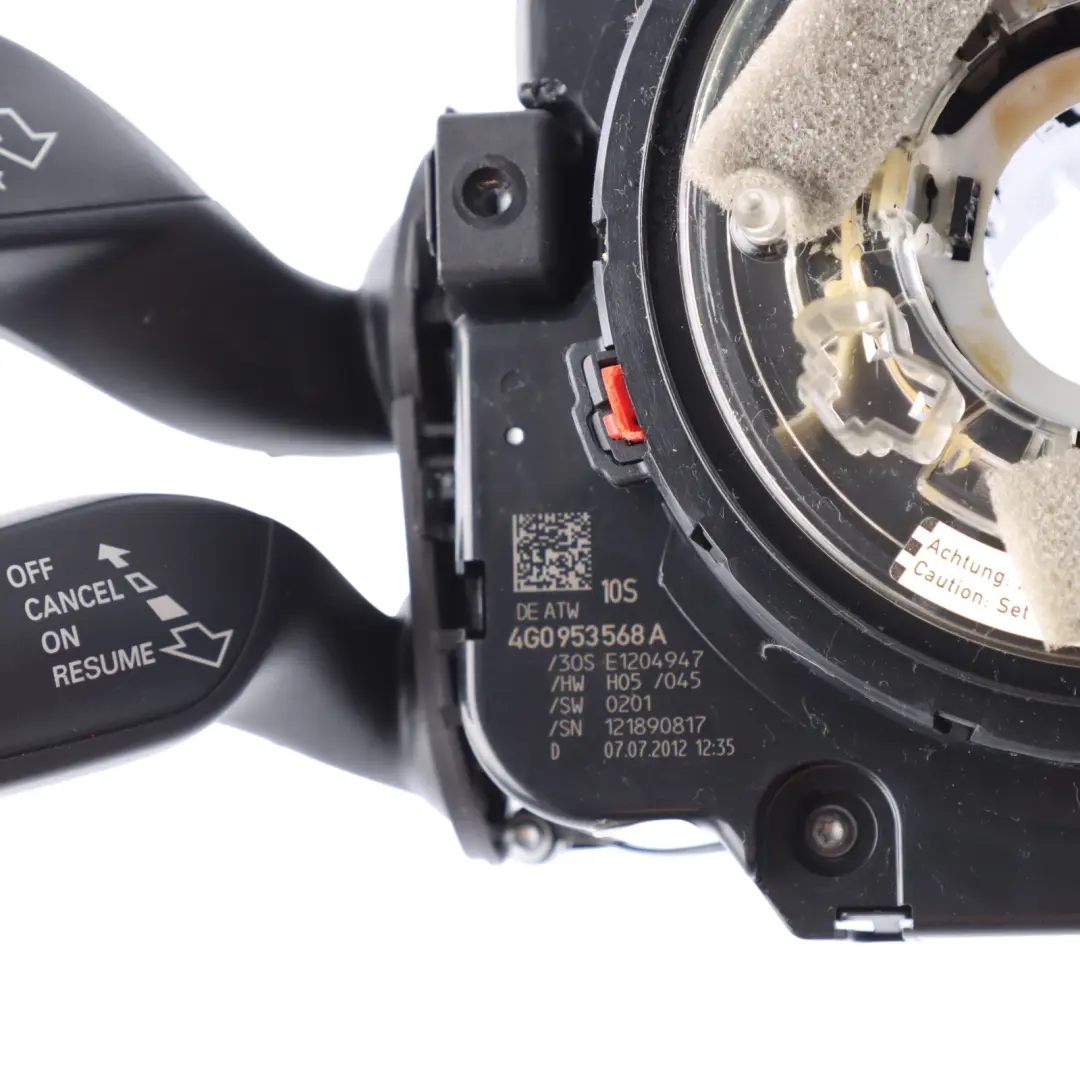 Audi A6 C7 A7 4G Steering Column Slip Ring Stalk - SKU 4G0953568A-1 - Part number 4G0953568A