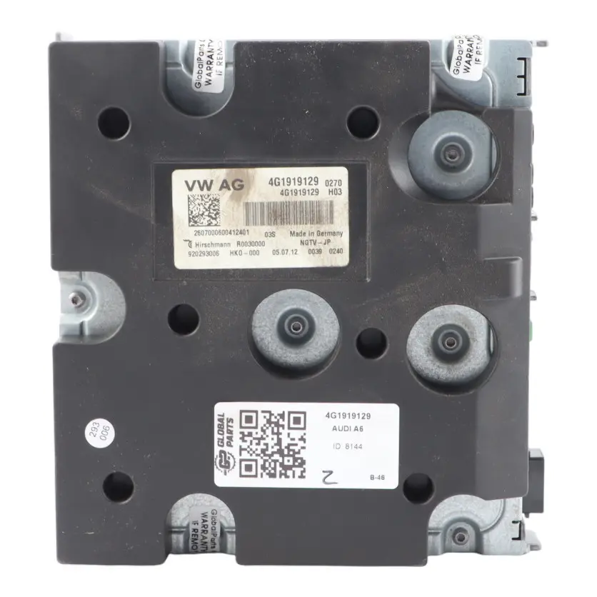 Audi A1 8X A4 B8 A6 C7 A7 4G TV Tuner Modul Steuergerät - SKU 4G1919129 - Teilenummer 4G1919129
