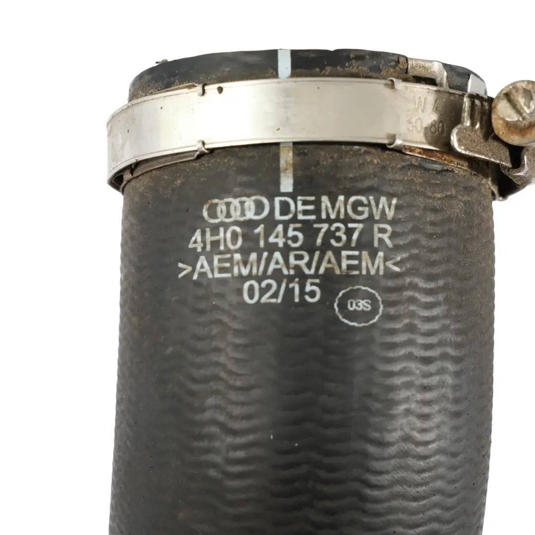 Audi A8 D4 4H Intercooler Pressure Hose Pipe 3.0 TDI Diesel Engine - SKU 4H0145737R - Part number 4H0145737R