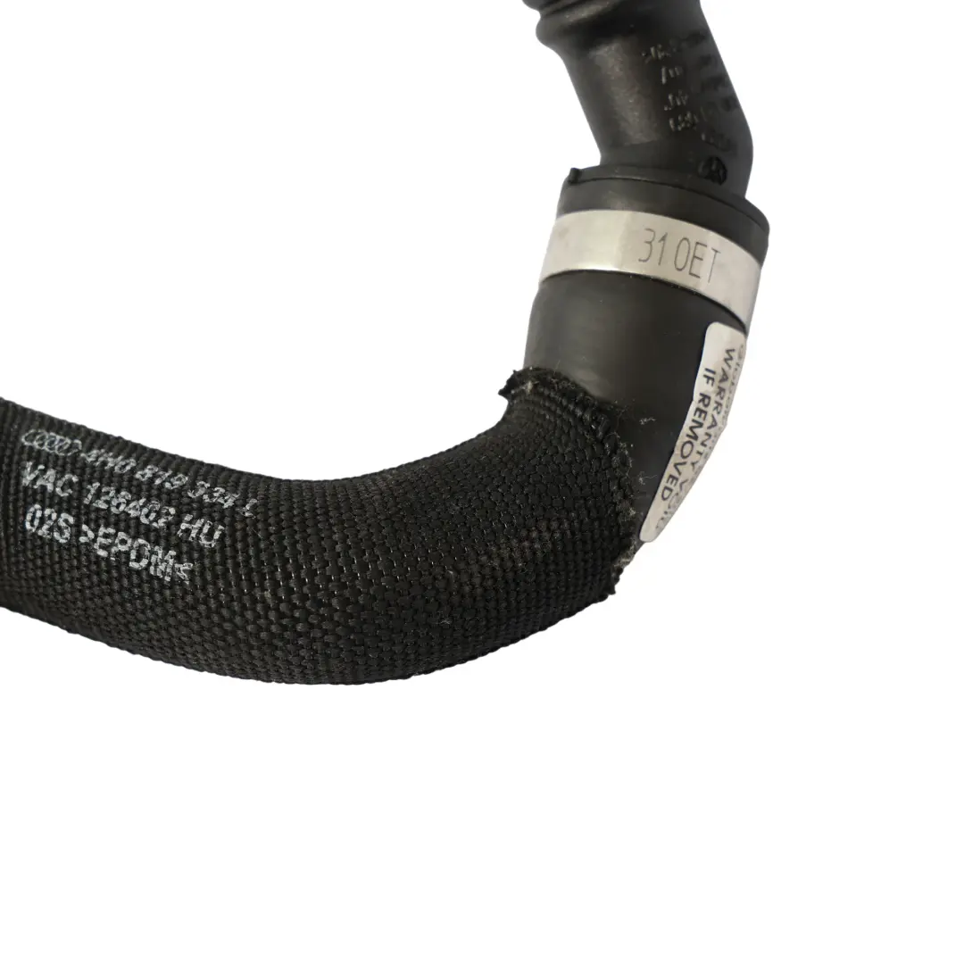 Audi A8 D4 3.0 TDI Heater Hose Cooling Coolant Radiator Pipe Line - SKU 4H0819334L - Part number 4H0819334L