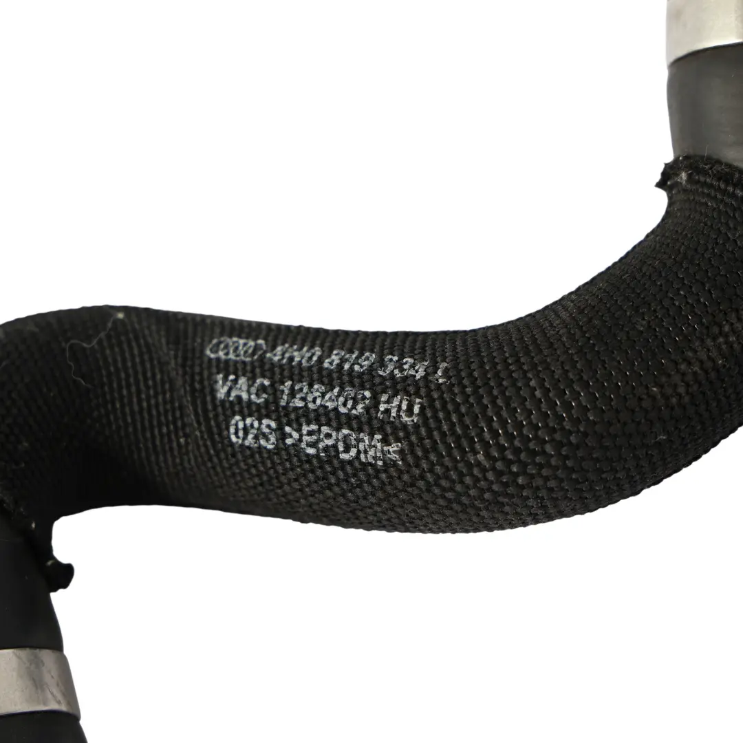 Heater Hose Cooling Coolant Radiator Pipe Line to Audi A8 D4 3.0 TDI with Part number 4H0819334L Audi A8 D4 3.0 TDI Heater Hose Cooling Coolant Radiator Pipe Line - SKU 4H0819334L - Part number 4H0819334L