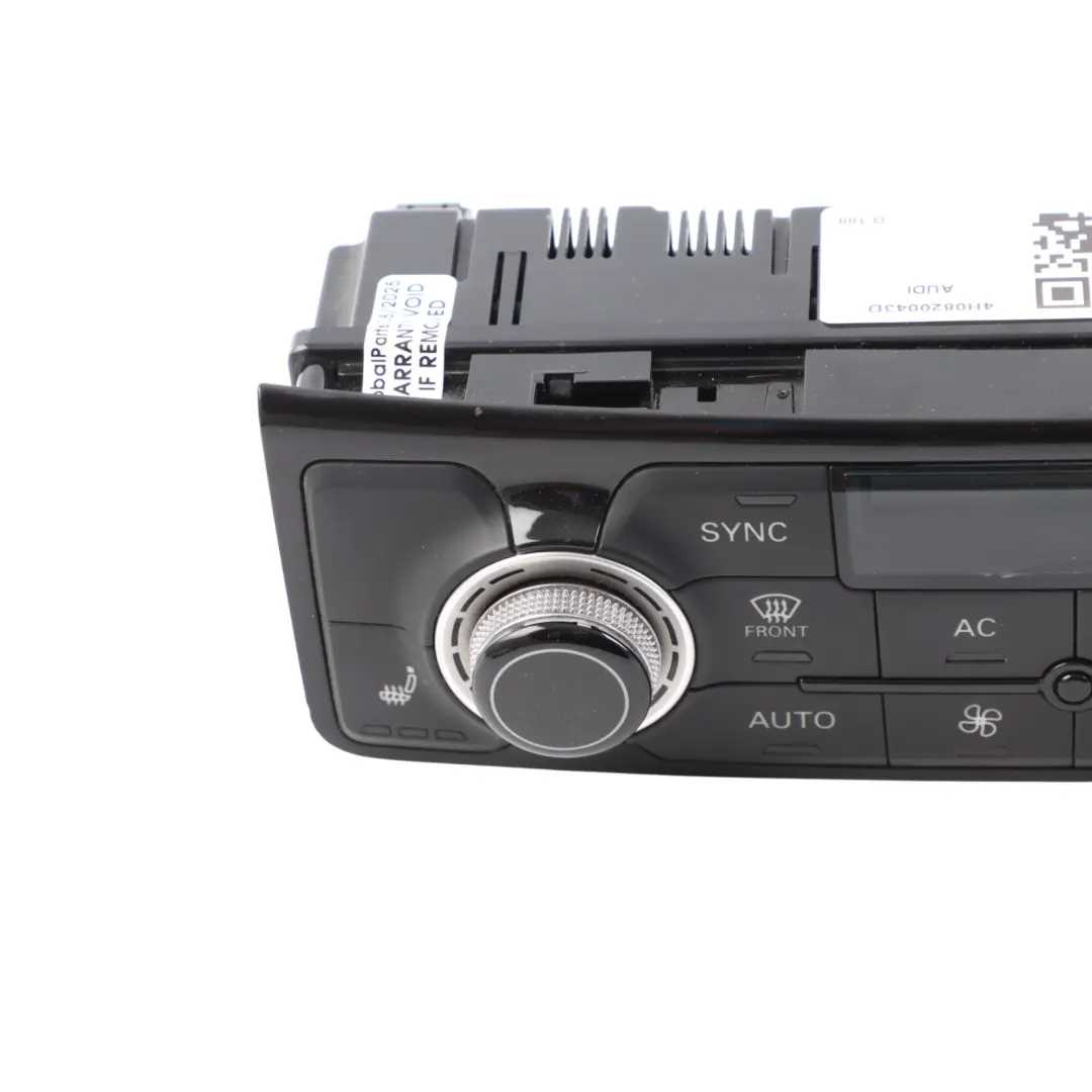 A/C Air Condition Heater Climate Control Switch Panel to Audi A8 D4 with Part number 4H0820043D Audi A8 D4 A/C Air Condition Heater Climate Control Switch Panel - SKU 4H0820043D - Part number 4H0820043D