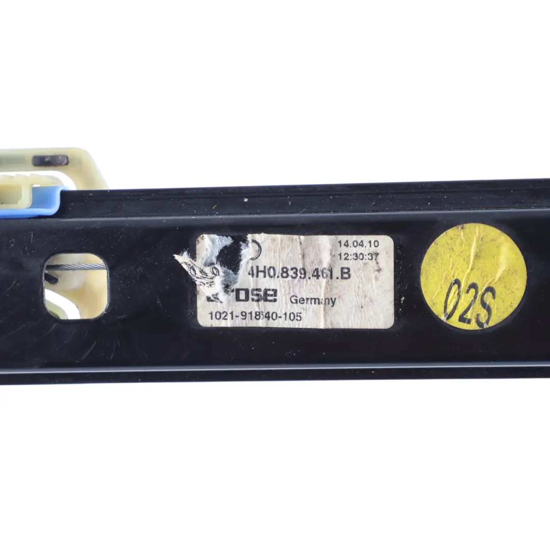 Audi A8 D4 Window Lifter Regulator Rear Left N/S Door - SKU 4H0839461B - Part number 4H0839461B