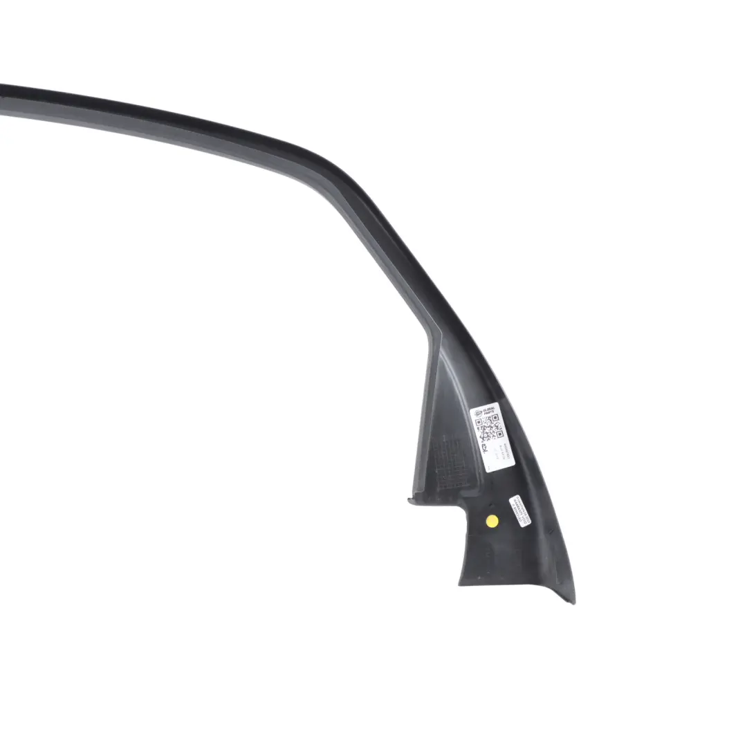 Audi A8 D4 Door Window Guide Frame Gasket Seal Rear Left N/S Soul Black - SKU 4H0867603 - Part number 4H0867603