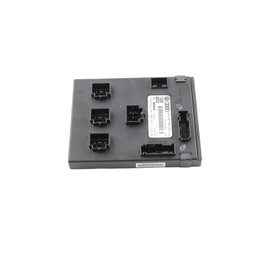 Onboard Supply BCM Body Control Module Unit ECU to Audi A6 C7 A7 4G with Part number 4H0907063CG Audi A6 C7 A7 4G Onboard Supply BCM Body Control Module Unit ECU - SKU 4H0907063CG - Part number 4H0907063CG