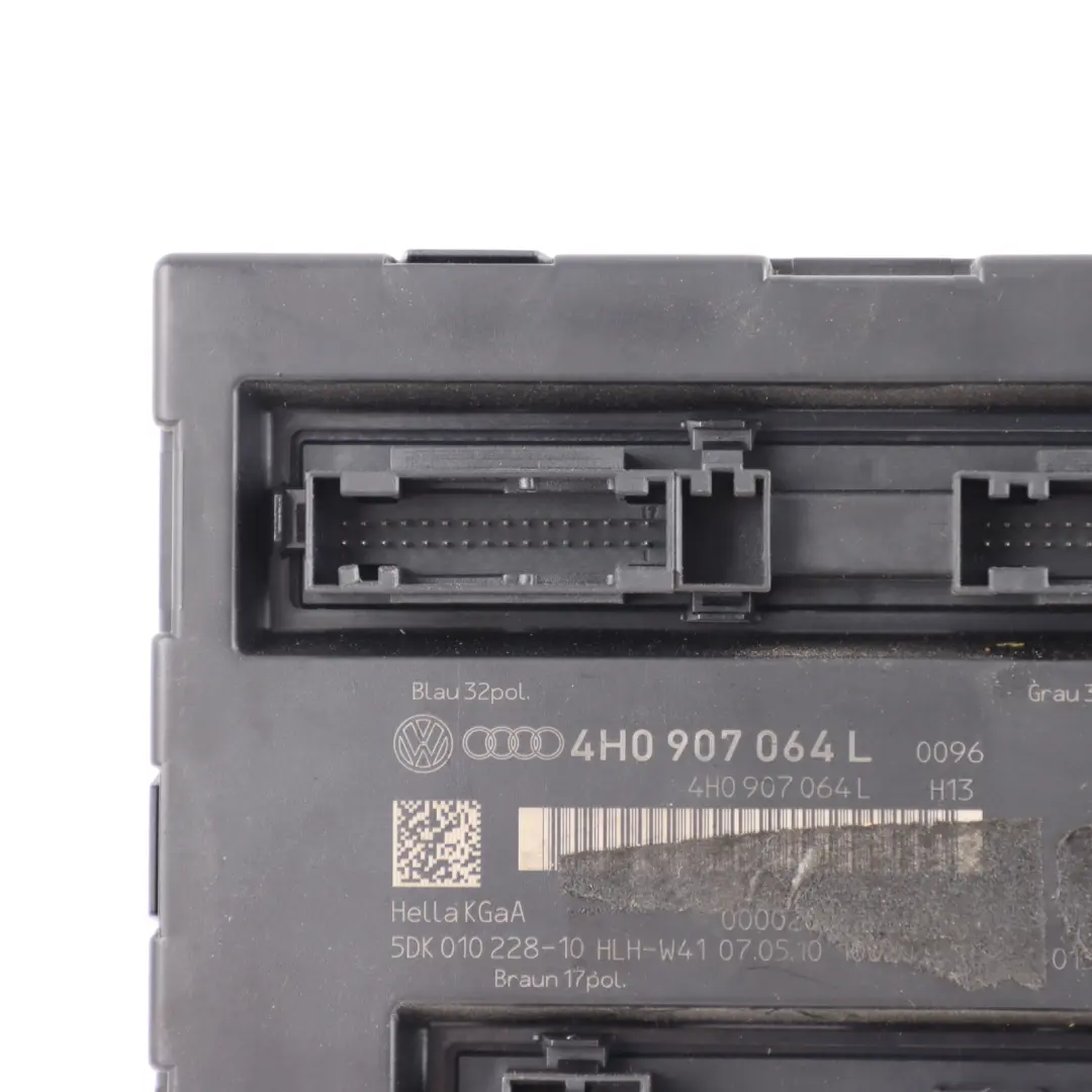 Body Comfort Control Module Unit BCM to Audi A7 4G A8 D4 with Part number 4H0907064L Audi A7 4G A8 D4 Body Comfort Control Module Unit BCM - SKU 4H0907064L - Part number 4H0907064L