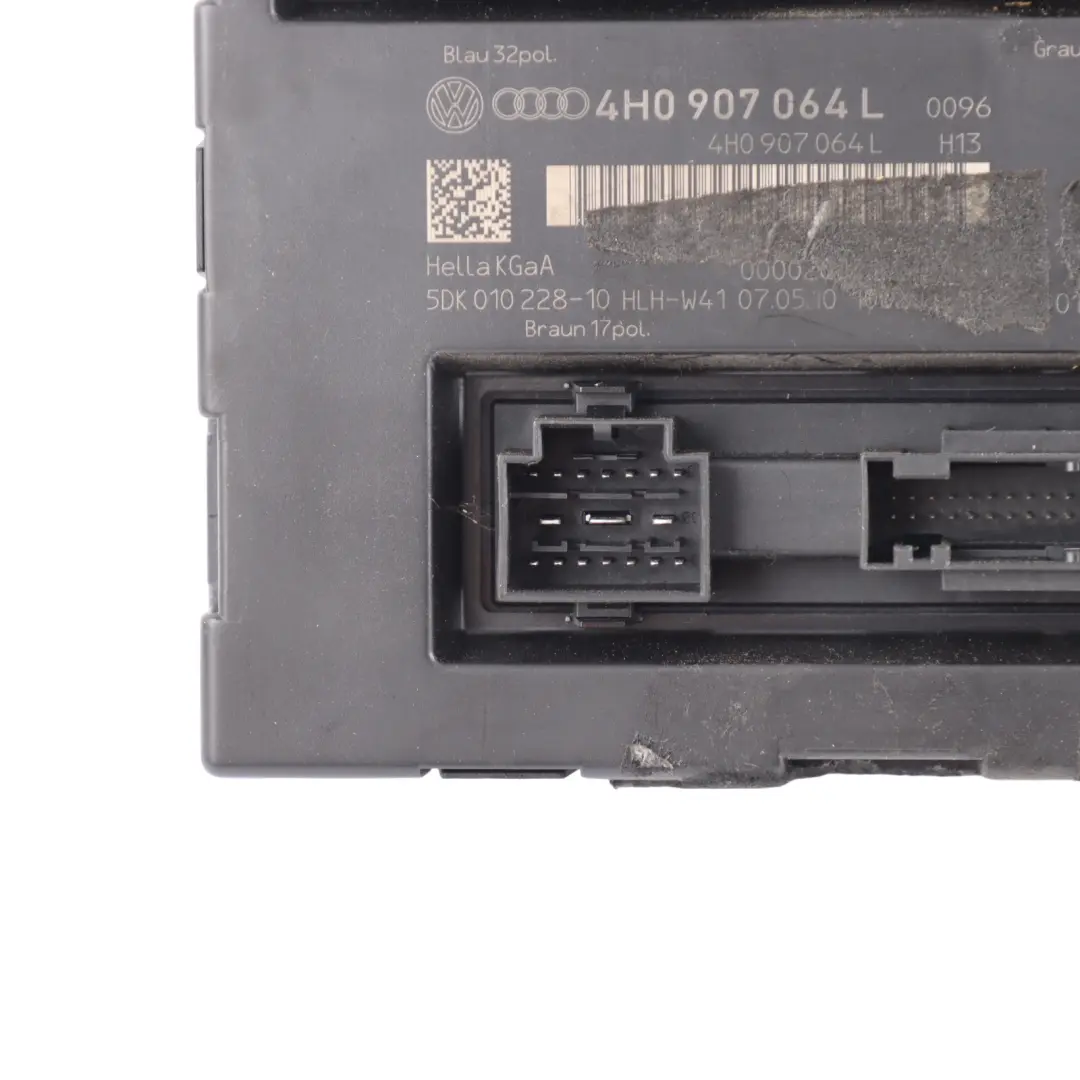 Body Comfort Control Module Unit BCM to Audi A7 4G A8 D4 with Part number 4H0907064L Audi A7 4G A8 D4 Body Comfort Control Module Unit BCM - SKU 4H0907064L - Part number 4H0907064L