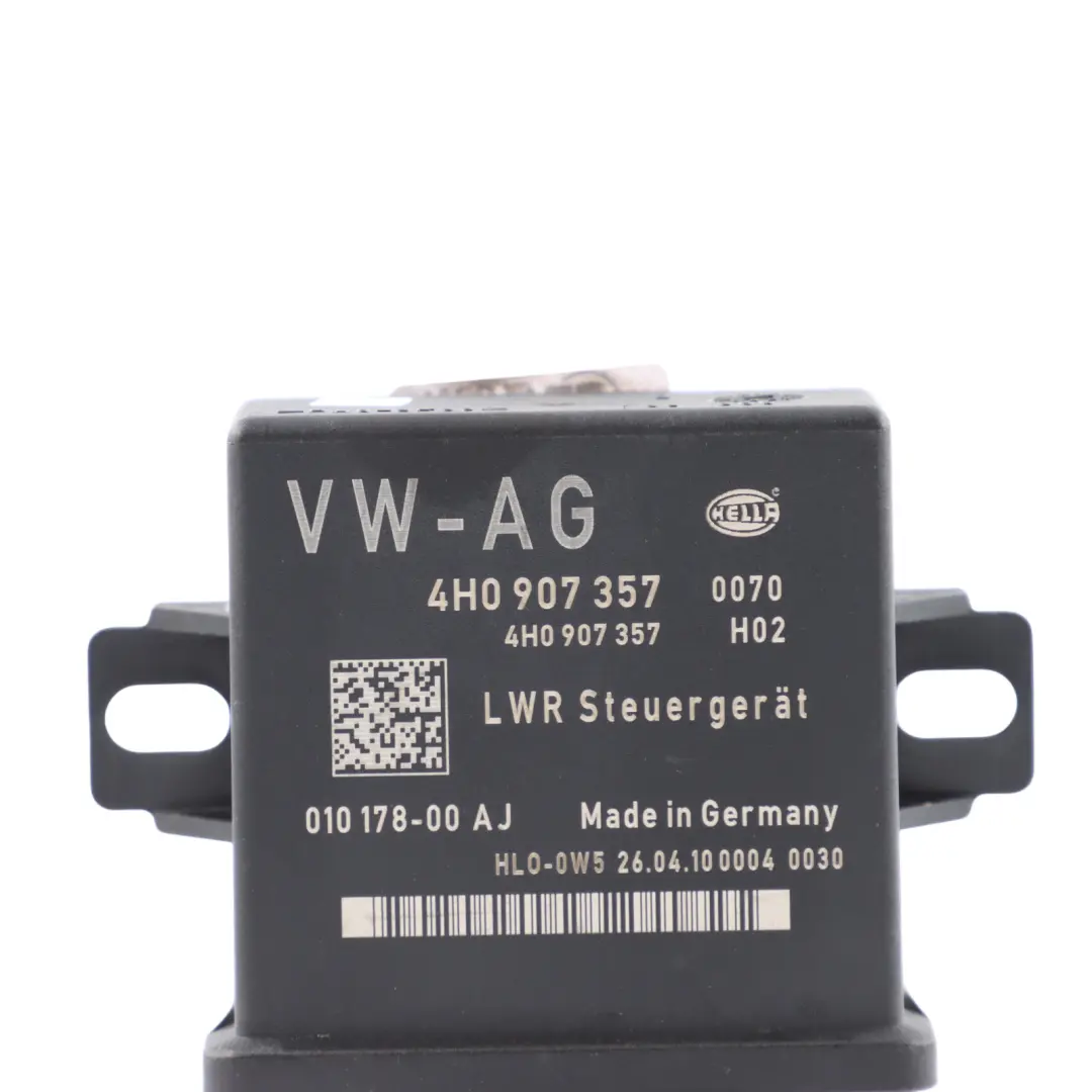 Headlight Head Light Lamp Range Control Unit Module to Audi A7 4G A8 D4 with Part number 4H0907357 Audi A7 4G A8 D4 Headlight Head Light Lamp Range Control Unit Module - SKU 4H0907357 - Part number 4H0907357