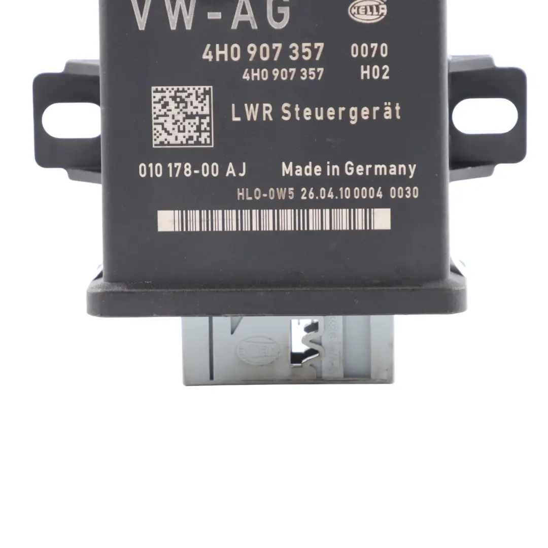 Headlight Head Light Lamp Range Control Unit Module to Audi A7 4G A8 D4 with Part number 4H0907357 Audi A7 4G A8 D4 Headlight Head Light Lamp Range Control Unit Module - SKU 4H0907357 - Part number 4H0907357