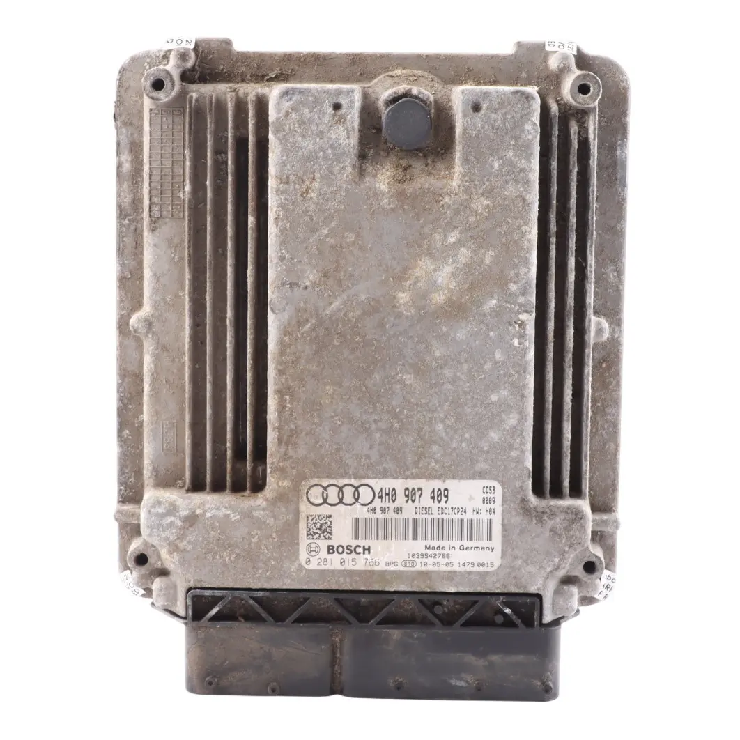 CDSB Quattro 258HP Engine Control ECU Automatic to Audi A8 4H 4.2 TDI with Part number 4H0907409 Audi A8 4H 4.2 TDI CDSB Quattro 258HP Engine Control ECU Automatic - SKU 4H0907409 - Part number 4H0907409