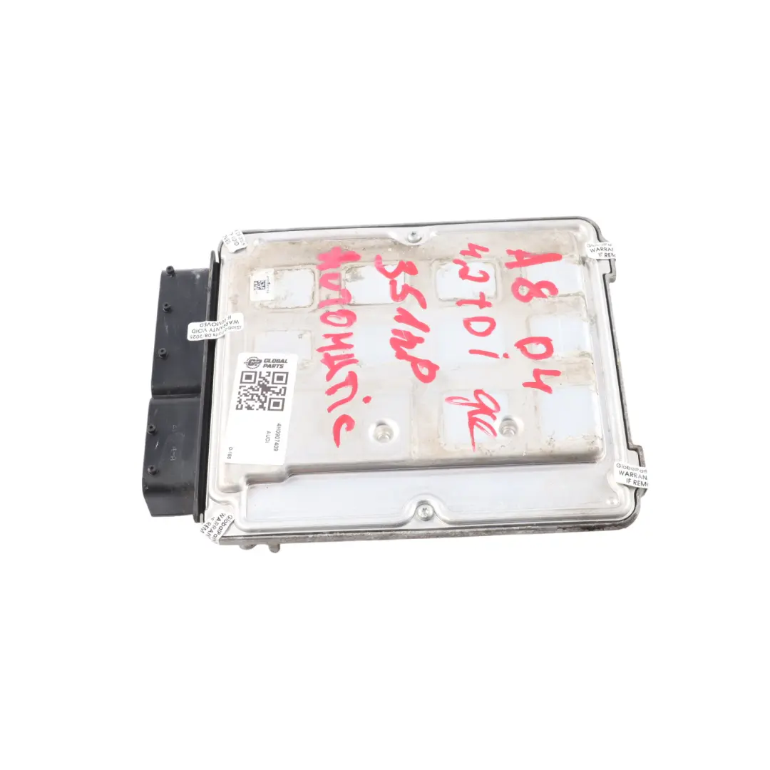 CDSB Quattro 258HP Engine Control ECU Automatic to Audi A8 4H 4.2 TDI with Part number 4H0907409 Audi A8 4H 4.2 TDI CDSB Quattro 258HP Engine Control ECU Automatic - SKU 4H0907409 - Part number 4H0907409